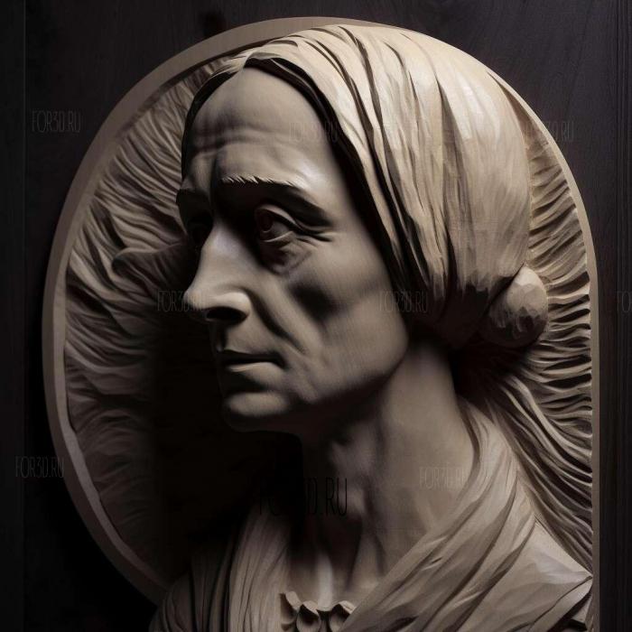 Mary Shelley 2 stl model for CNC